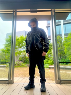 「Y-3(ワイスリー)のアイテム」を使った、塔弁さん(メンズ・172cm)の春コーディネート