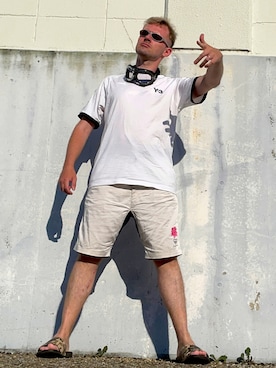 「SPINNS（スピンズ）のアイテム（サングラス）」を使った、塔弁さん（メンズ・172cm）の夏コーディネート