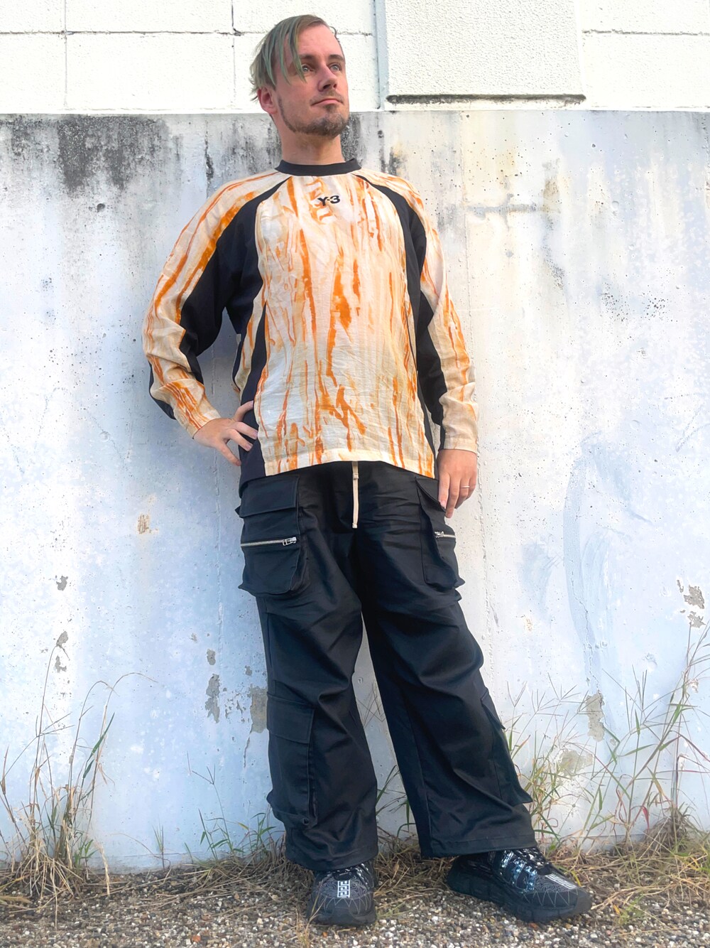 Y-3 Rust Dye Long Sleeve Tee ロンT adidas-Y-3-Rust-Dye-Long-