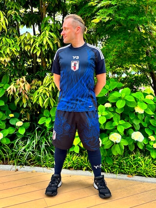 Y-3 サッカーシャツ ネイビー/青 LL (J/XL) Amazon.com: adidas Japan Football Association x Y-3 Home