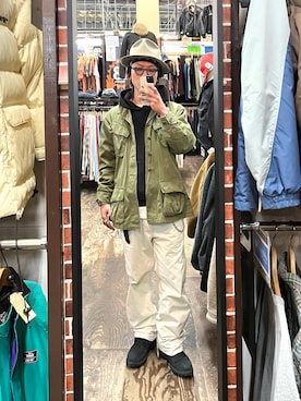 「アイテム（リング）」を使った、Jackさん（メンズ・171cm）の冬コーディネート