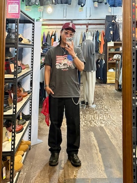 「RED KAP（レッドキャップ）のアイテム」を使った、Jackさん（メンズ・171cm）の夏コーディネート
