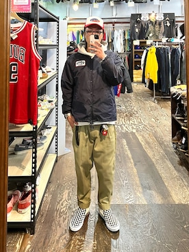 「アイテム（アナログ腕時計）」を使った、Jackさん（メンズ・171cm）の秋コーディネート