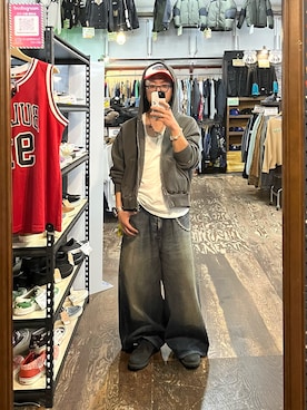 「アイテム（トップス）」を使った、Jackさん（メンズ・171cm）の秋コーディネート
