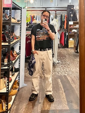 「Lee（リー）のアイテム」を使った、Jackさん（メンズ・171cm）の夏コーディネート
