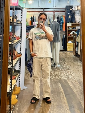 「Lee（リー）のアイテム」を使った、Jackさん（メンズ・171cm）の夏コーディネート