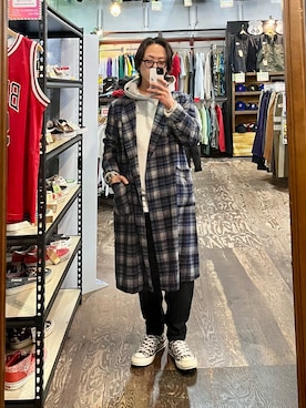 「アイテム（トップス）」を使った、Jackさん（メンズ・171cm）の秋コーディネート