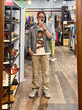 「FLASH POINT(フラッシュポイント)のアイテム(アクセサリー)」を使った、Jackさん(メンズ・171cm)の春コーディネート