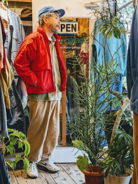 「アイテム（ジャケット/アウター）」を使った、ataco garageさん（メンズ・173cm・40代）の秋コーディネート