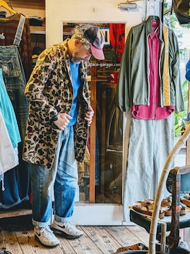 「コート」｜ataco garageさん（メンズ・173cm）の春コーディネート