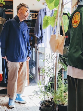 「ラルフローレン」｜ataco garageさん（メンズ・173cm）の春コーディネート