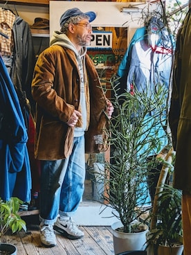 「アイテム（その他アウター）」を使った、ataco garageさん（メンズ・173cm）の冬コーディネート