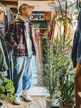 「NIKE」｜「アイテム（その他アウター）」を使った、ataco garageさん（メンズ・173cm）の冬コーディネート