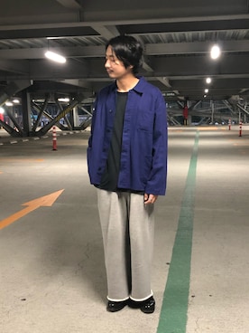「CLASS（クラス）のアイテム」を使った、オ・イツキさん（メンズ・171cm）の秋コーディネート
