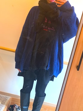 「HOTPING（ホッピン）のアイテム」を使った、kurumiさん（レディース・159cm）の冬コーディネート
