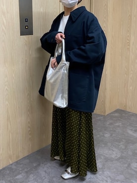 「MM6 Maison Margiela（ｴﾑｴﾑｼｯｸｽ ﾒｿﾞﾝ ﾏﾙｼﾞｪﾗ）のアイテム（ジャケット/アウター）」を使った、jhonzさん（レディース・164cm）の春コーディネート