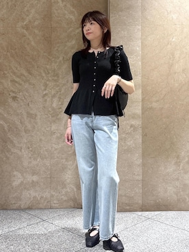 「VIS（ビス）のアイテム（アクセサリー）」を使った、たなかさん（レディース・163cm）の夏コーディネート