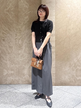 「VIS（ビス）のアイテム（アクセサリー）」を使った、たなかさん（レディース・163cm）の春コーディネート