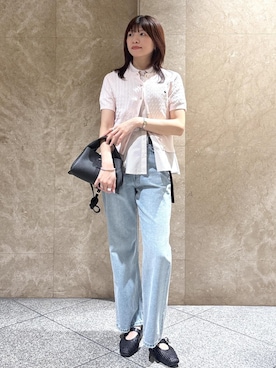 「POLO BCS（ポロ ビーシーエス）のアイテム」を使った、たなかさん（レディース・163cm）の夏コーディネート