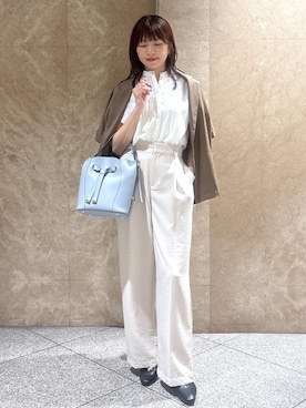 「VIS（ビス）のアイテム」を使った、たなかさん（レディース・163cm）の春コーディネート