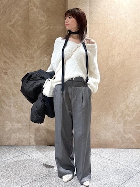 「アイテム（パンプス）」を使った、たなかさん（レディース・163cm・30代）の秋コーディネート