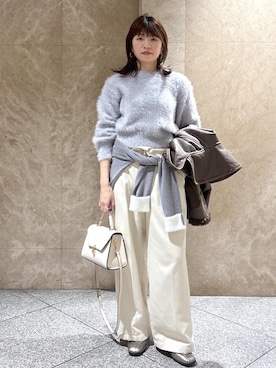 「アイテム（ハンドバッグ）」を使った、たなかさん（レディース・163cm・30代）の冬コーディネート