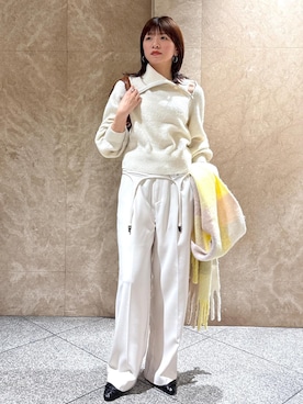 「アイテム（パンプス）」を使った、たなかさん（レディース・163cm・30代）の秋コーディネート