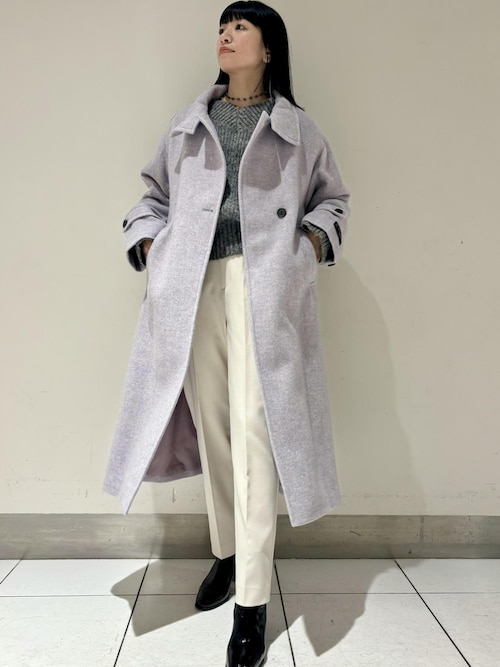 セール】【静電気防止】2WAY毛混シャギーロングコート（その他アウター
