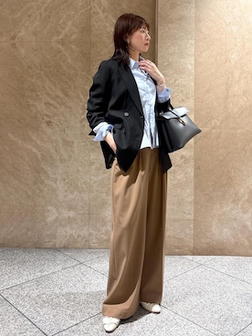 「アイテム（パンプス）」を使った、たなかさん（レディース・163cm・30代）の秋コーディネート