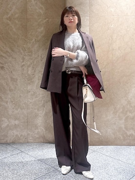 「アイテム（ジャケット/アウター）」を使った、たなかさん（レディース・163cm・30代）の秋コーディネート