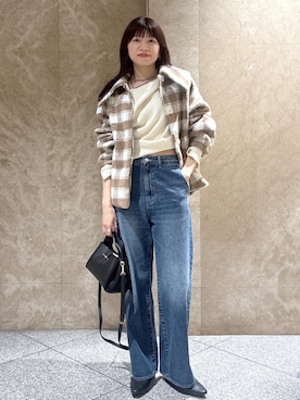 「VIS（ビス）のアイテム」を使った、たなかさん（レディース・163cm）の秋コーディネート