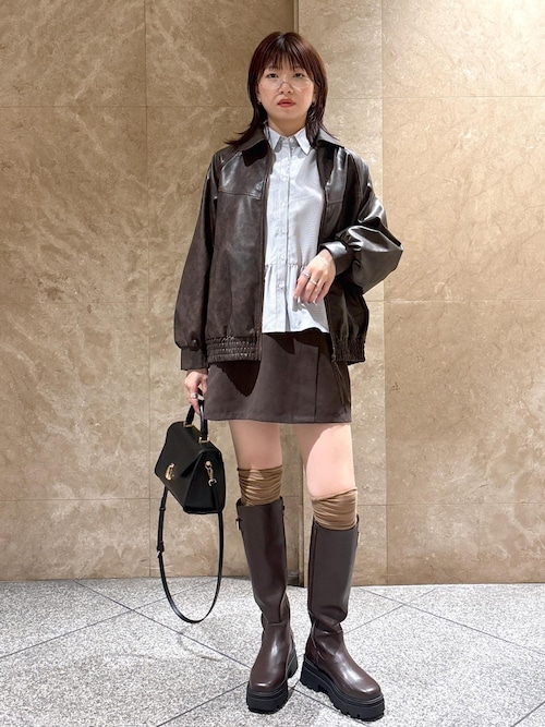 サイドバックルタンクソールロングブーツ（ブーツ）｜Juze（ジュゼ）の