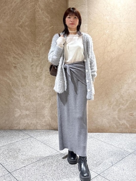 「アイテム（財布/小物）」を使った、たなかさん（レディース・163cm）の秋コーディネート