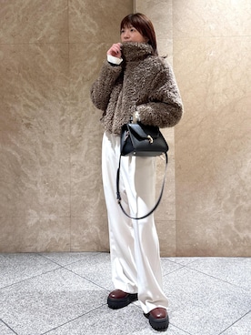 「アイテム（ニット/セーター）」を使った、たなかさん（レディース・163cm・30代）の秋コーディネート