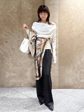 「VIS（ビス）のアイテム（ジャケット/アウター）」を使った、たなかさん（レディース・163cm）の春コーディネート