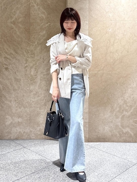 「VIS（ビス）のアイテム（財布/小物）」を使った、たなかさん（レディース・163cm）の春コーディネート