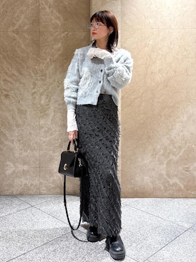 「体型カバー」｜たなかさん（レディース・163cm）の秋コーディネート