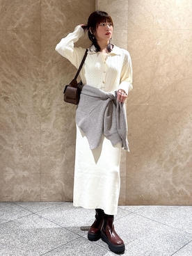 たなかさん（レディース・163cm）の冬コーディネート