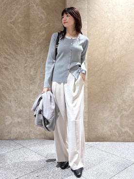 「VIS（ビス）のアイテム」を使った、たなかさん（レディース・163cm）の春コーディネート