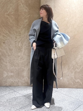 「アイテム（その他アウター）」を使った、たなかさん（レディース・163cm）の秋コーディネート