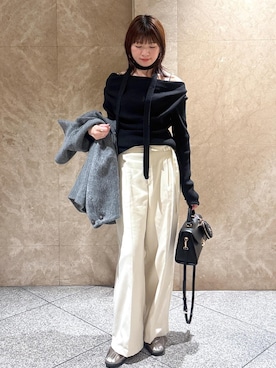 「アイテム（ハンドバッグ）」を使った、たなかさん（レディース・163cm・30代）の冬コーディネート