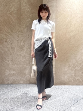 「VIS（ビス）のアイテム」を使った、たなかさん（レディース・163cm）の春コーディネート