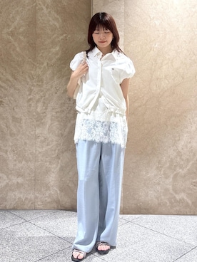 「POLO BCS（ポロ ビーシーエス）のアイテム」を使った、たなかさん（レディース・163cm）の夏コーディネート