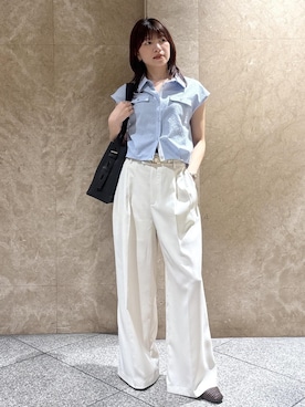 「VIS（ビス）のアイテム（アクセサリー）」を使った、たなかさん（レディース・163cm）の夏コーディネート