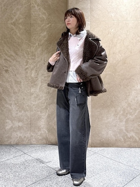 たなかさん（レディース・163cm）の冬コーディネート