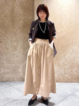 「初秋コーデ」｜たなかさん（レディース・163cm）の秋コーディネート