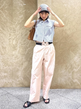 「フェスコーデ」｜「アイテム（アクセサリー）」を使った、たなかさん（レディース・163cm）の夏コーディネート