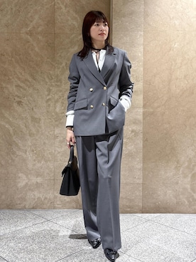 「VIS（ビス）のアイテム」を使った、たなかさん（レディース・163cm）の冬コーディネート