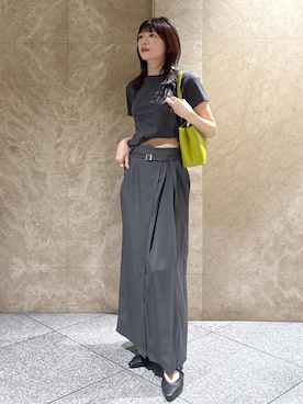 「VIS（ビス）のアイテム（アクセサリー）」を使った、たなかさん（レディース・163cm）の春コーディネート