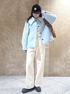 「VIS（ビス）のアイテム」を使った、たなかさん（レディース・163cm）の秋コーディネート